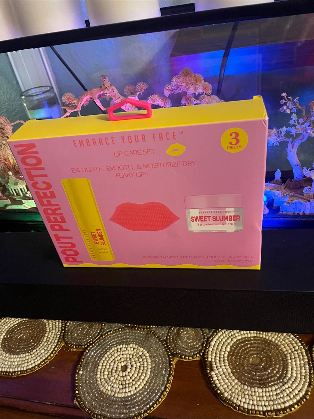 Perfection Sweet Slumber Lip Care Set - Pink